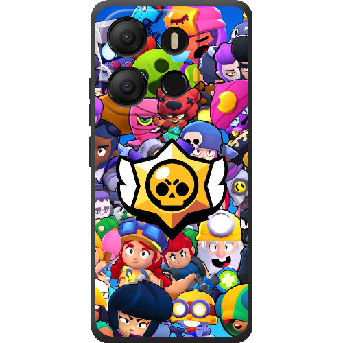 Чехол BoxFace Tecno Pop 7 Brawl Stars