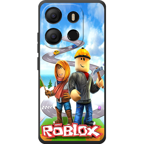 Чехол BoxFace Tecno Pop 7 Roblox Білдерман