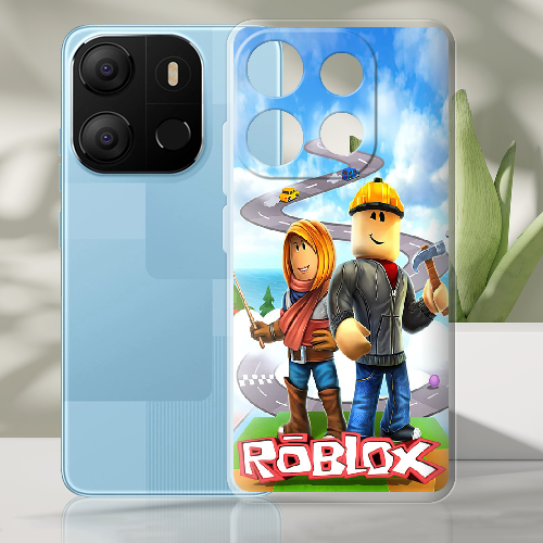 Чехол BoxFace Tecno Pop 7 Roblox Білдерман