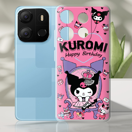 Чехол BoxFace Tecno Pop 7 День народження Kuromi