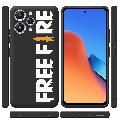 Чехол BoxFace Xiaomi Redmi 12 Белый Free Fire