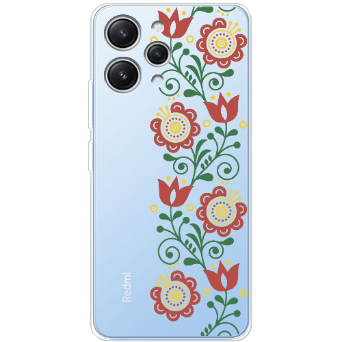 Чехол BoxFace Xiaomi Redmi 12 Ethno Flower