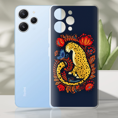 Чехол BoxFace Xiaomi Redmi 12 Petrykivka Leopard