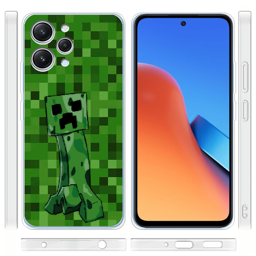 Чехол BoxFace Xiaomi Redmi 12 Minecraft Creeper