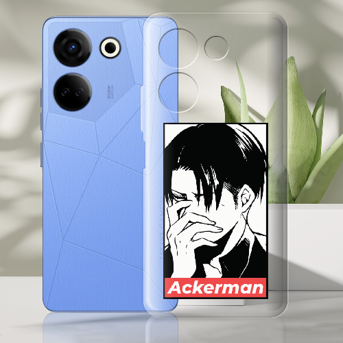 Чехол BoxFace Tecno Camon 20 Pro 4G Attack On Titan - Ackerman