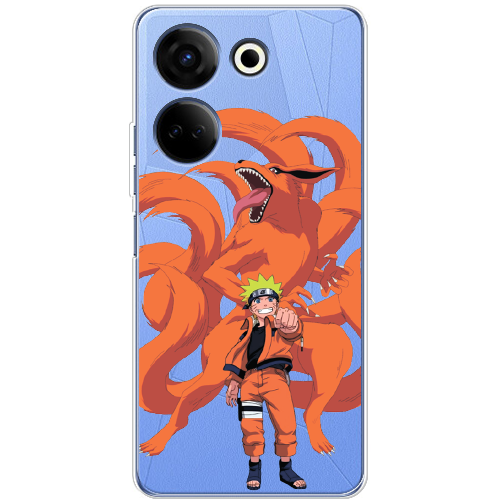 Чехол BoxFace Tecno Camon 20 Pro 4G Naruto and Kurama