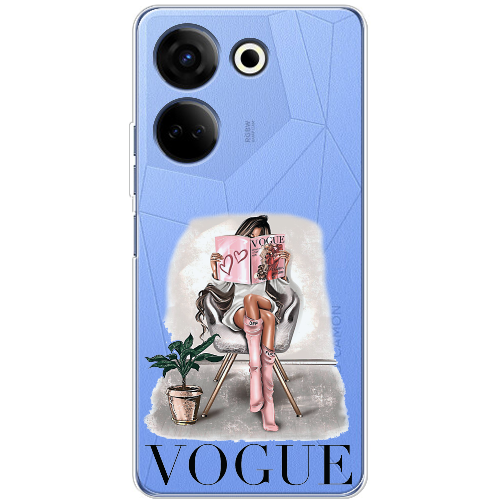 Чехол BoxFace Tecno Camon 20 Pro 4G Модель из VOGUE