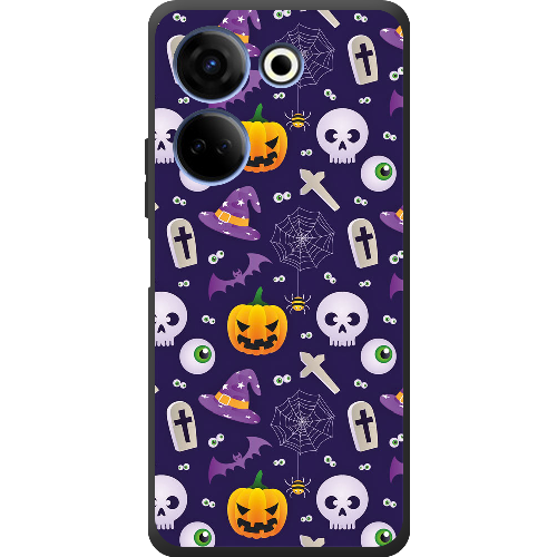 Чехол BoxFace Tecno Camon 20 Pro 4G Halloween Purple Mood