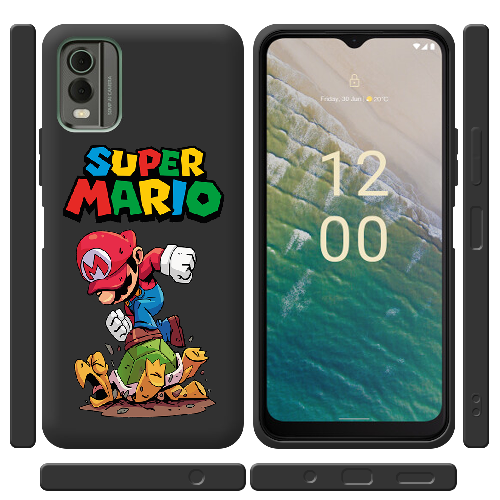 Чехол BoxFace Nokia C32 Super Mario