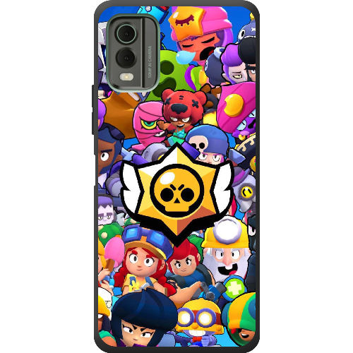 Чехол BoxFace Nokia C32 Brawl Stars