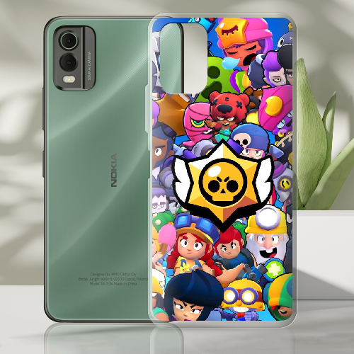 Чехол BoxFace Nokia C32 Brawl Stars