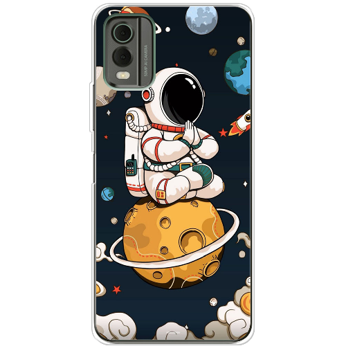 Чехол BoxFace Nokia C32 Astronaut