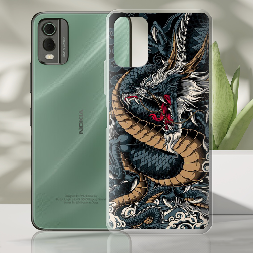 Чехол BoxFace Nokia C32 Dragon Ryujin