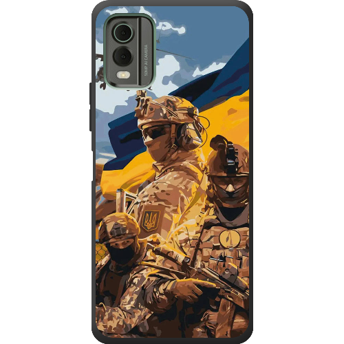 Чехол BoxFace Nokia C32 Воїни ЗСУ