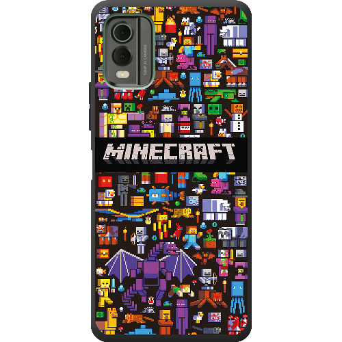 Чехол BoxFace Nokia C32 Minecraft Mobbery