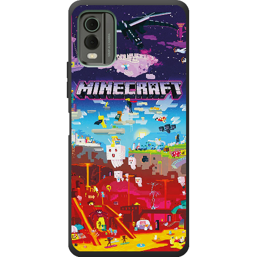 Чехол BoxFace Nokia C32 Minecraft World Beyond