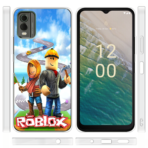 Чехол BoxFace Nokia C32 Roblox Білдерман