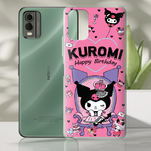 Чехол BoxFace Nokia C32 День народження Kuromi