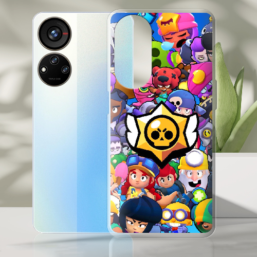 Чехол BoxFace ZTE Blade V40s Brawl Stars