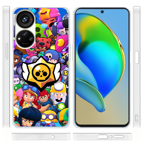 Чехол BoxFace ZTE Blade V40s Brawl Stars