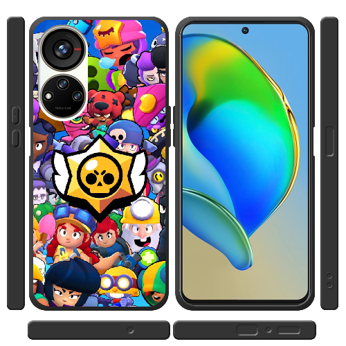 Чехол BoxFace ZTE Blade V40s Brawl Stars