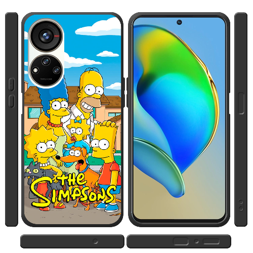 Чехол BoxFace ZTE Blade V40s the simpsons