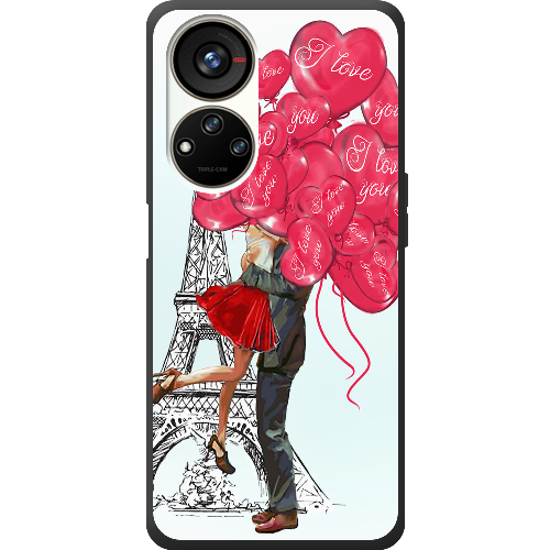 Чехол BoxFace ZTE Blade V40s Love in Paris