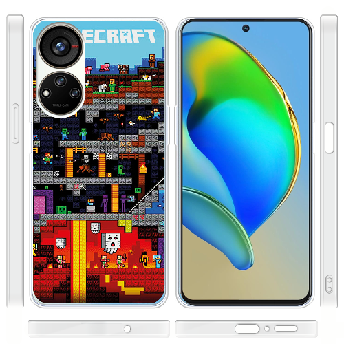 Чехол BoxFace ZTE Blade V40s Minecraft Lode Runner