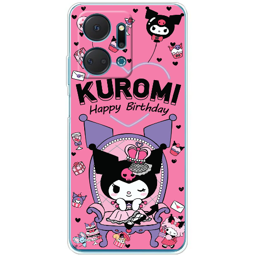 Чехол BoxFace Honor X7a День народження Kuromi