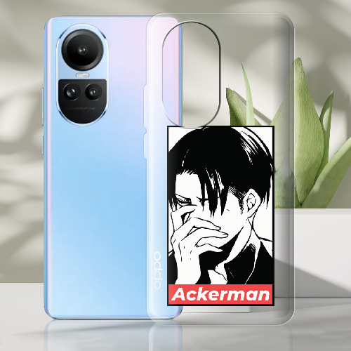 Чехол BoxFace OPPO Reno 10 Attack On Titan - Ackerman