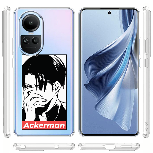 Чехол BoxFace OPPO Reno 10 Attack On Titan - Ackerman