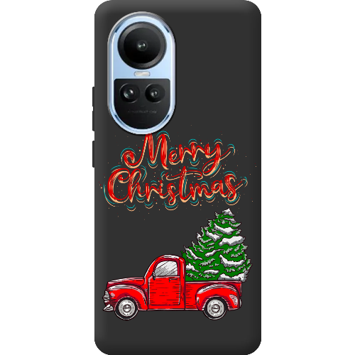 Чехол BoxFace OPPO Reno 10 Holiday Car Merry Christmas