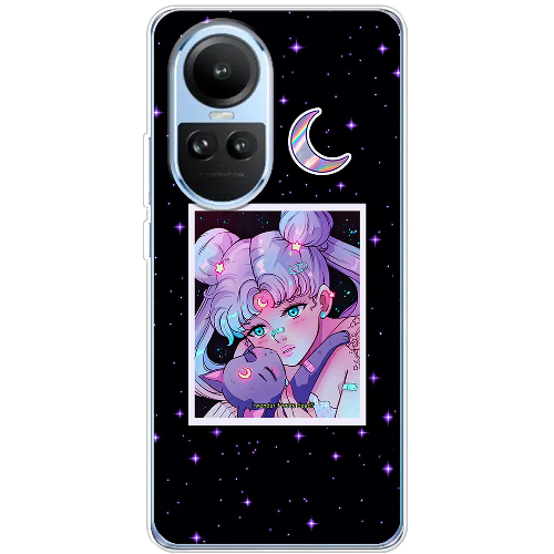 Чехол BoxFace OPPO Reno 10 Sailor Moon night