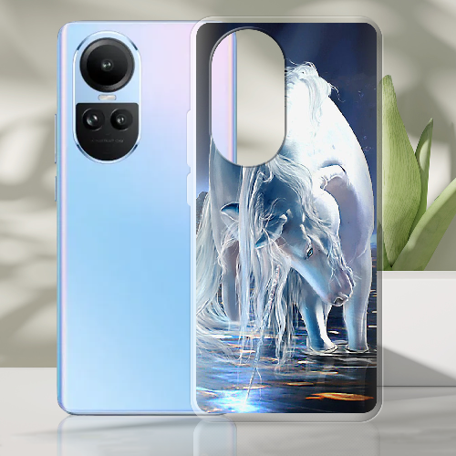 Чехол BoxFace OPPO Reno 10 White Horse