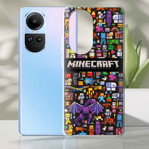 Чехол BoxFace OPPO Reno 10 Minecraft Mobbery