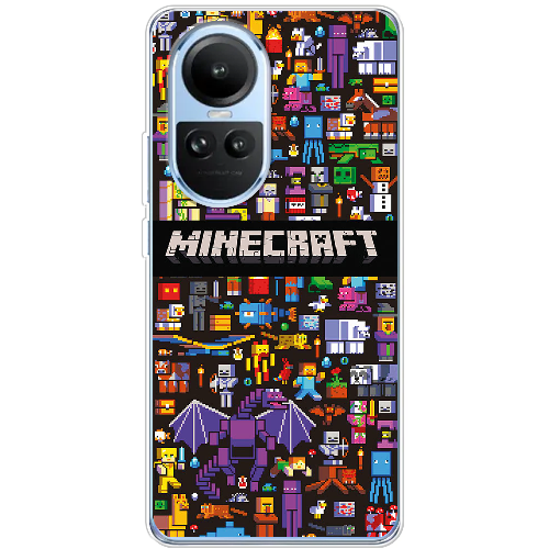 Чехол BoxFace OPPO Reno 10 Minecraft Mobbery