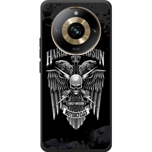 Чехол BoxFace Realme 11 Pro / 11 Pro Plus Harley Davidson skull and eagles