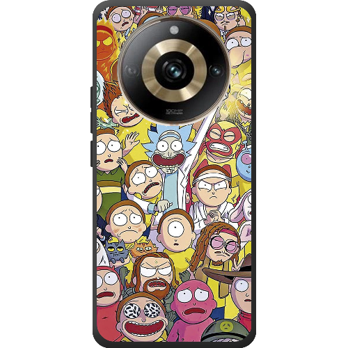 Чехол BoxFace Realme 11 Pro / 11 Pro Plus Rick and Morty все герои