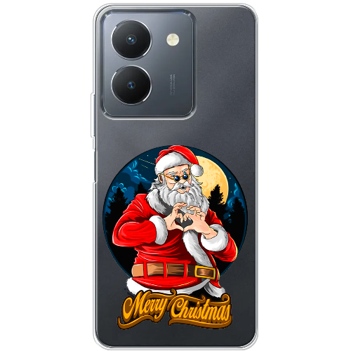 Чехол BoxFace Vivo Y36 Cool Santa and heart