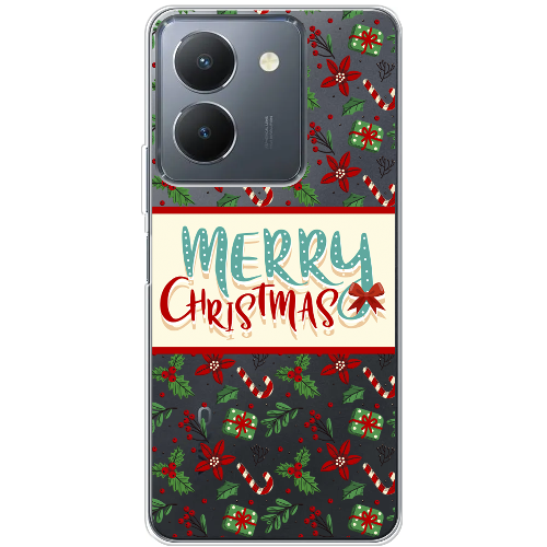 Чехол BoxFace Vivo Y36 Vintage Christmas Congratulation