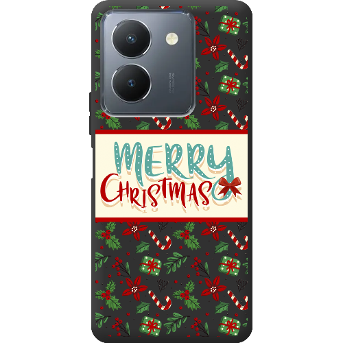 Чехол BoxFace Vivo Y36 Vintage Christmas Congratulation