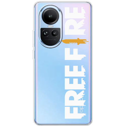 Чехол BoxFace OPPO Reno 10 Pro Белый Free Fire