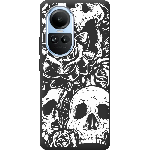 Чехол BoxFace OPPO Reno 10 Pro Skull and Roses