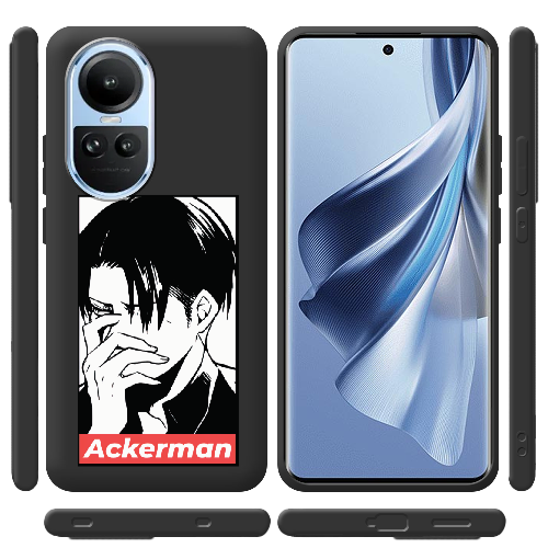 Чехол BoxFace OPPO Reno 10 Pro Attack On Titan - Ackerman