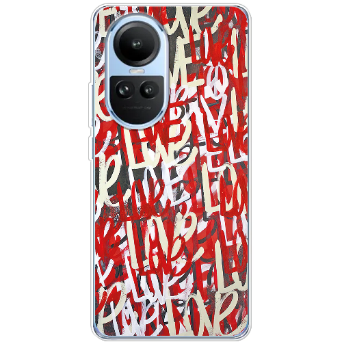 Чехол BoxFace OPPO Reno 10 Pro Love Graffiti