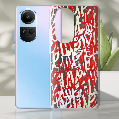 Чехол BoxFace OPPO Reno 10 Pro Love Graffiti