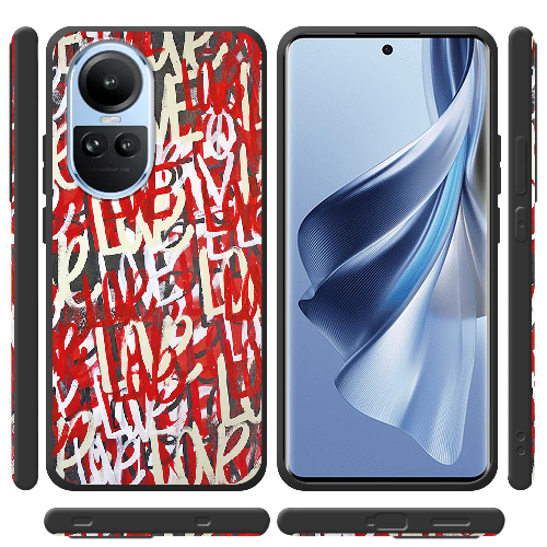 Чехол BoxFace OPPO Reno 10 Pro Love Graffiti