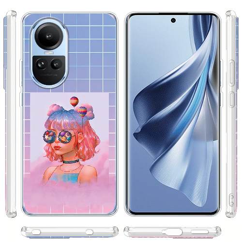 Чехол BoxFace OPPO Reno 10 Pro Girl in the Clouds