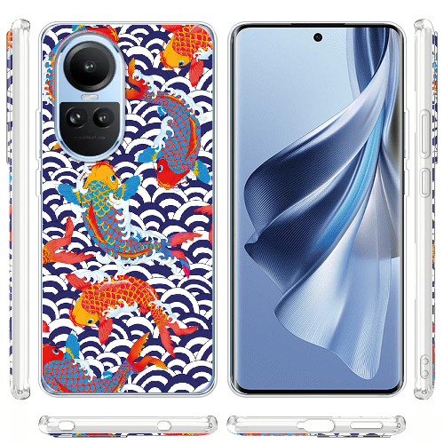 Чехол BoxFace OPPO Reno 10 Pro Koi Fish