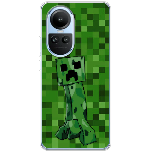 Чехол BoxFace OPPO Reno 10 Pro Minecraft Creeper